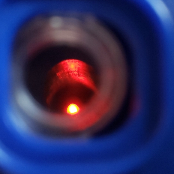 💖HP💖Nerf NITE FINDER Gun Blasters Blue Orange 2003 lot w red laser light sight - Picture 6 of 8